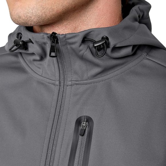 Mondetta Men's Hoodie Jacket, Wind / Water Resistant, Cinchable Hood - Picture 5 of 5